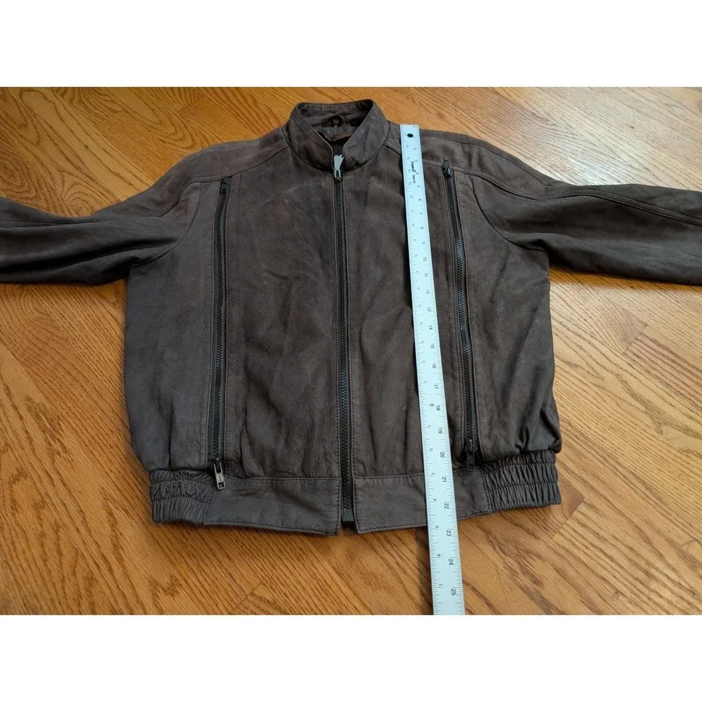 Vintage Hein Gericke Leather Jacket Cafe Racer Bomber Coat Mens Size US S EUR 36